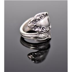 Prince Eugene Sterling Silver Spoon Ring, c.