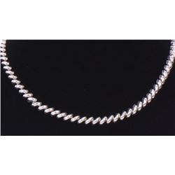 Italian San Marco Sterling Silver Necklace. B