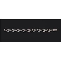 Marcasite 925 Sterling Silver Bracelet.  Esti