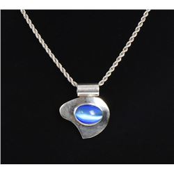 Blue stone necklace. Base Stand Not Included.