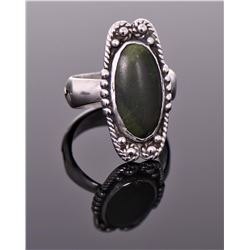 Central American Sterling Silver Ring With Mo