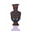 Image 4 : Tibetan Vase Decorated/Inlaid With Turquoise,