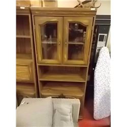 CABINET WITH GLASS DOOR - 6' TALL