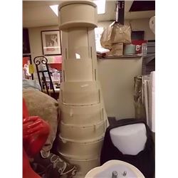 ½ ROUND CARD HOLDER - WITH MIRROR