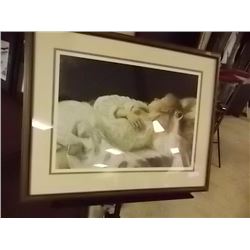 VINTAGE PICTURE - LADY SLEEPING