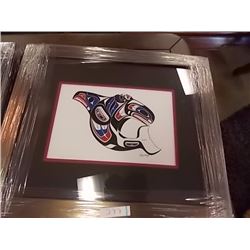 FRAMED FIRST NATIONS PRINT - RICHARD SHORTY