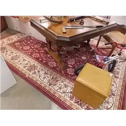 AREA CARPET - RED TONES - LARGE - 8' X 10'