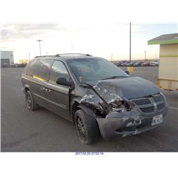 2001 - DODGE GRAND CARAVAN // REBUILT SALVAGE