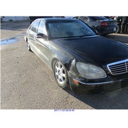 2000 - MERCEDES BENZ S500 // PARTS ONLY