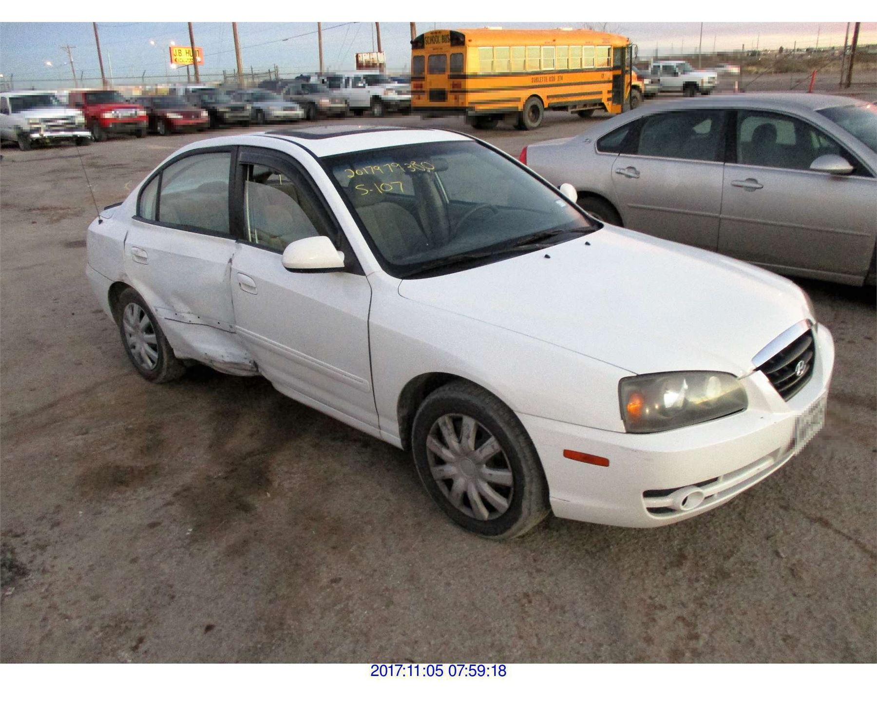 Hyundai elantra 2005 года