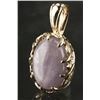 Image 1 : Chinese Quartz Stone 18K Gold Pendant
