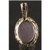Image 4 : Chinese Quartz Stone 18K Gold Pendant