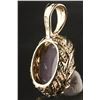 Image 5 : Chinese Quartz Stone 18K Gold Pendant