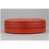 Image 2 : Chinese Red Lacquer Round Box