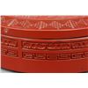 Image 3 : Chinese Red Lacquer Round Box