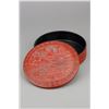 Image 4 : Chinese Red Lacquer Round Box