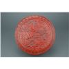 Image 8 : Chinese Red Lacquer Round Box