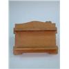 Image 1 : A 'Mouseman' carved oak pipe rack 11in....