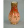 Image 1 : A Stevens & Williams glass baluster vase attributed to Pierre Gerard, with gilt pine frond and pr...