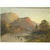 Image 1 : F E Jamieson (fl. 1900-1920's) oil on canvas, Loch scene, signed, 20 x 30 ins....