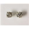 Image 1 : #11-14KT WHITE GOLD DIAMOND EARRINGS