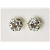 Image 1 : #19-10KT YELLOW GOLD CUBIC ZIRCONIA EARRINGS
