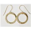 Image 2 : #21-14KT YELLOW GOLD  HOOP EARRINGS
