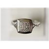 Image 1 : #39-STERLING SILVER DIAMOND RING