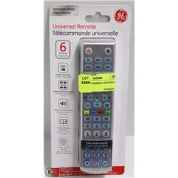 GE DESIGNER SERIES UNIVERSAL REMOTE