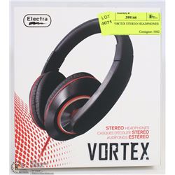 NEW VORTEX STEREO HEADPHONES BLACK