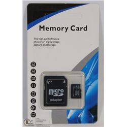 NEW 32GB MICRO SD CARD WITH ADAPTOR