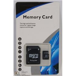 NEW 32GB MICRO SD CARD WITH ADAPTOR