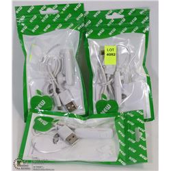 LOT OF 3 BLUETOOTH HEADSETS