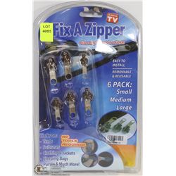 NEW 6PC FIX A ZIPPER KIT