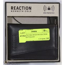 KENNETH COLE RFID PROTECTION LEATHER WALLET