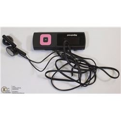 HIPSTREET 4GB MP3 PLAYER WITH HEADPHONE AND MUSIC