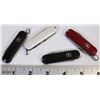 Image 1 : LOT OF 4 SWISS ARMY POCKET KNIVES