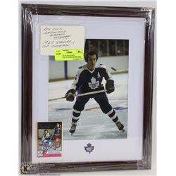 RON ELLIS GUARANTEED AUTHENTIC AUTOGRAPH FRAMED