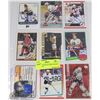 Image 1 : SHEET OF 9 COLLECTIBLE HOCKEY CARDS INCL.