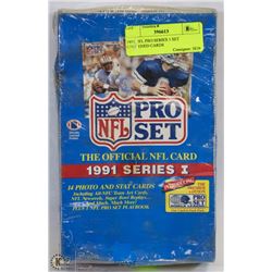 1991 NFL PRO SERIES 1 SET UNOPENED CARDS