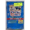 Image 1 : 1991 NFL PRO SERIES 1 SET UNOPENED CARDS