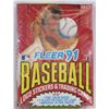 Image 1 : 1991 FLEER BASEBALL CARDS FACTORY SEALED BOX