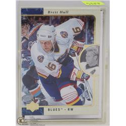 110 BRETT HULL HOCKEY CARDS NO DUPLICATES