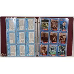 BINDER OF 3 FOOTBALL SETS INCL 1988 SWELL 25TH