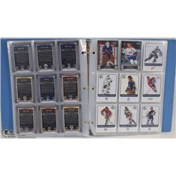BINDER OF NHL LEGENDS AND GREATS OF THE GAME