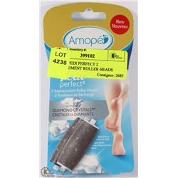 AMOPE PEDI PERFECT 2 REPLACEMENT ROLLER HEADS