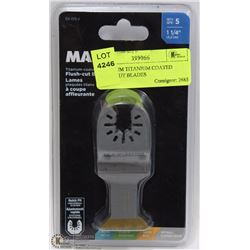 MAXIMUM TITANIUM COATED FLUSH CUT BLADES