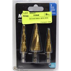 MAXIMUM STEP DRILL BITS 3PCS