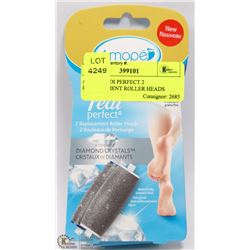 AMOPE PEDI PERFECT 2 REPLACEMENT ROLLER HEADS