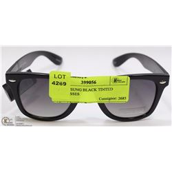 ALFRED SUNG BLACK TINTED SUNGLASSES